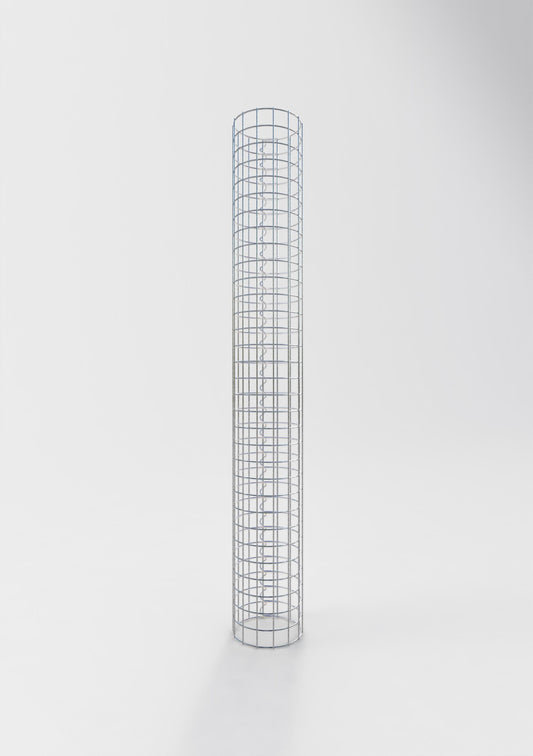 Gabionsøjle ca. 22 cm diameter, 160 cm højde, maskestørrelse 5 cm x 5 cm