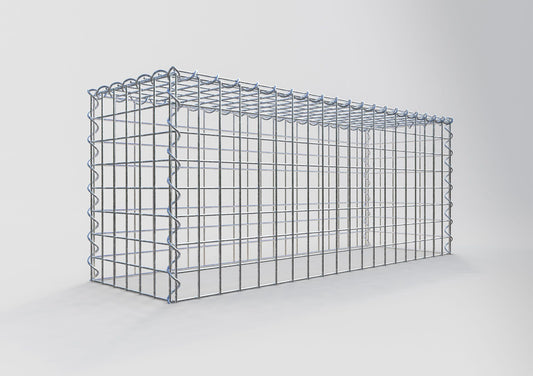 Add-on schanskorf type 3 100 cm x 40 cm x 30 cm (L x H x D), maaswijdte 5 cm x 5 cm, spiraalvormig
