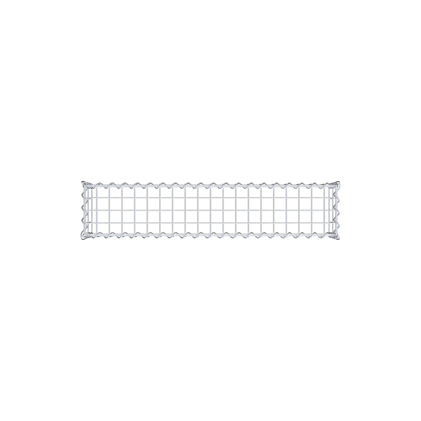 Gabião tipo 3 100 cm x 20 cm x 20 cm (C x A x P), malhagem 5 cm x 10 cm, espiral