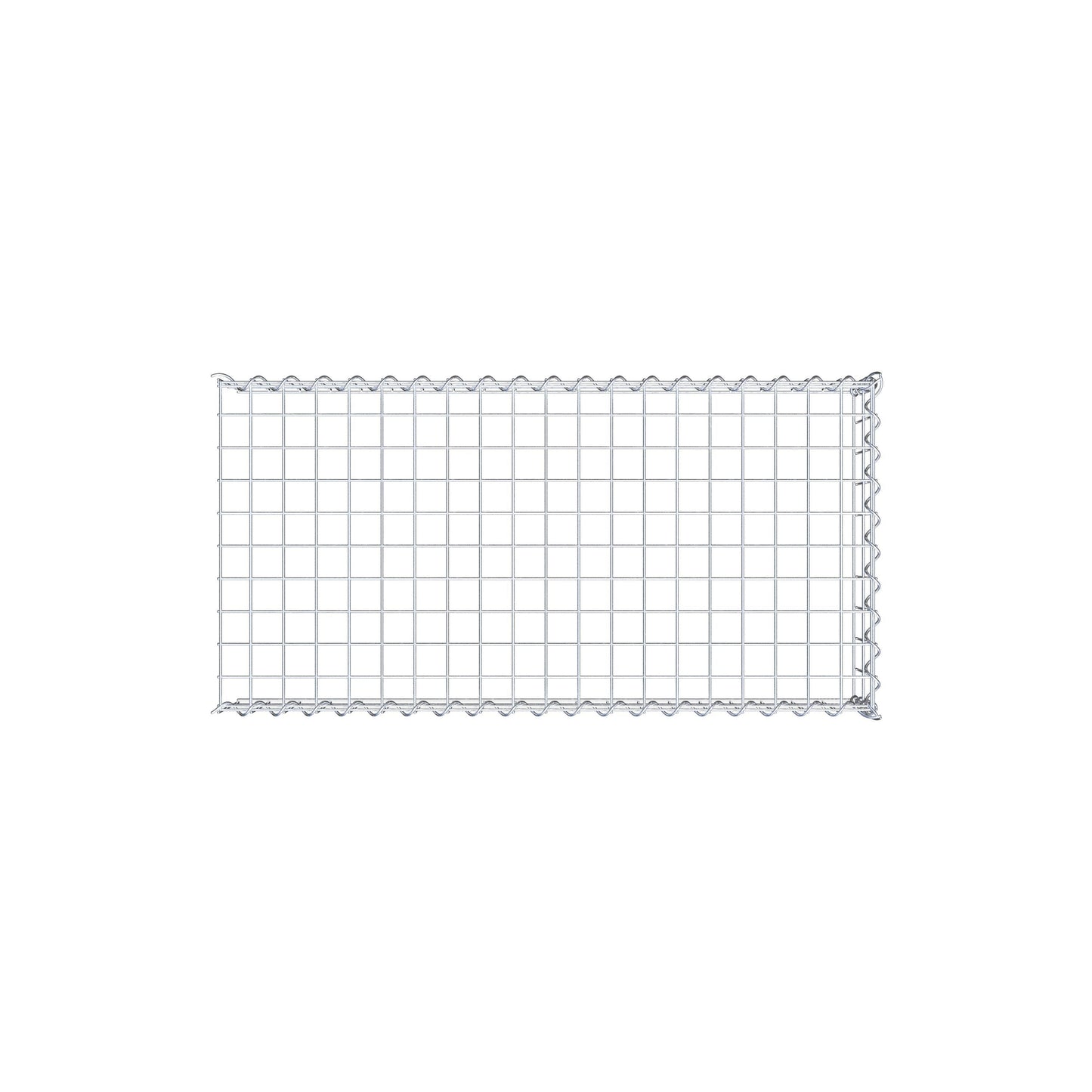 Extra gabion typ 4 100 cm x 20 cm x 50 cm (L x H x D), maskstorlek 5 cm x 10 cm, spiral