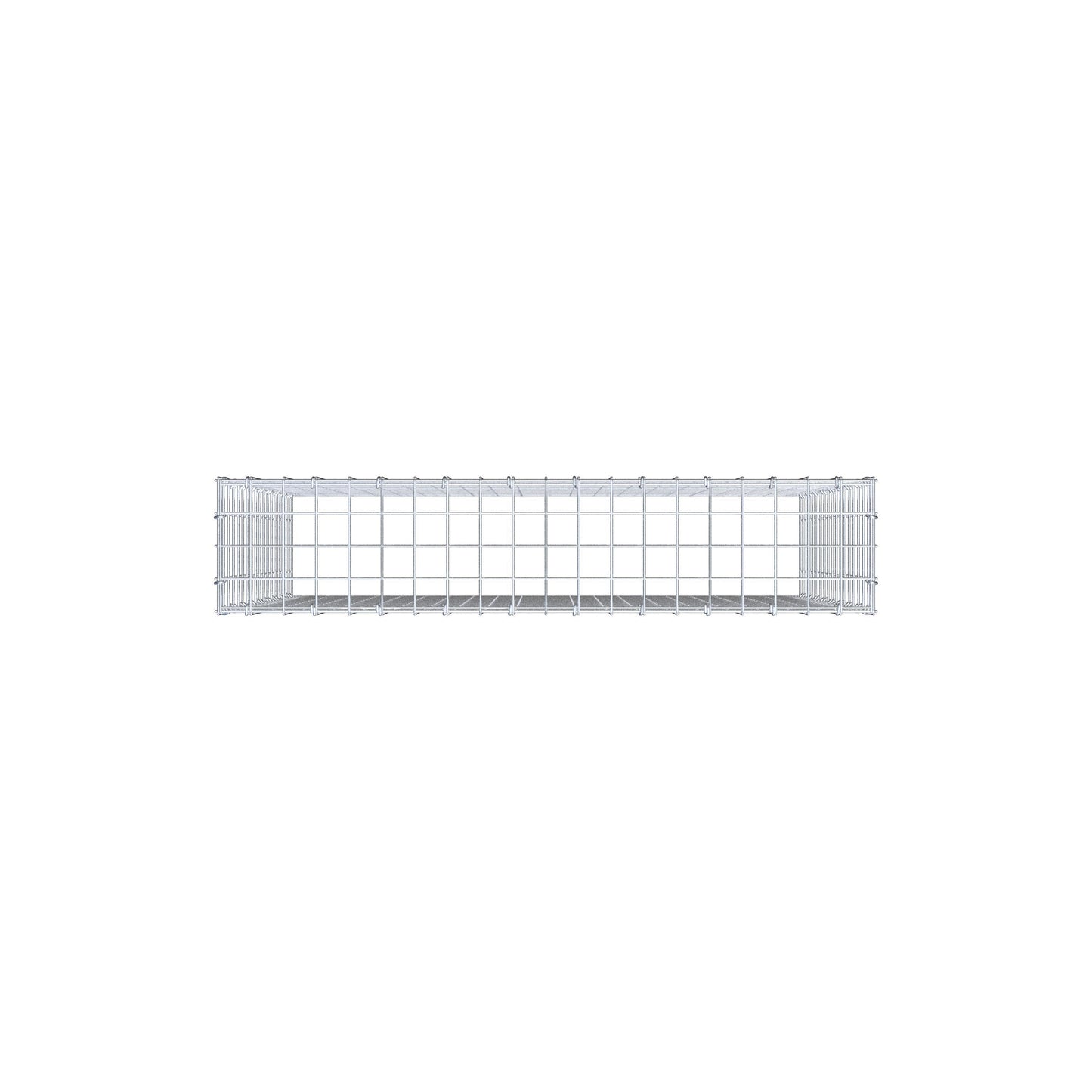 Gavión complementario de tipo 3 100 cm x 90 cm x 20 cm (L x A x P), malla 5 cm x 5 cm, anillo en C