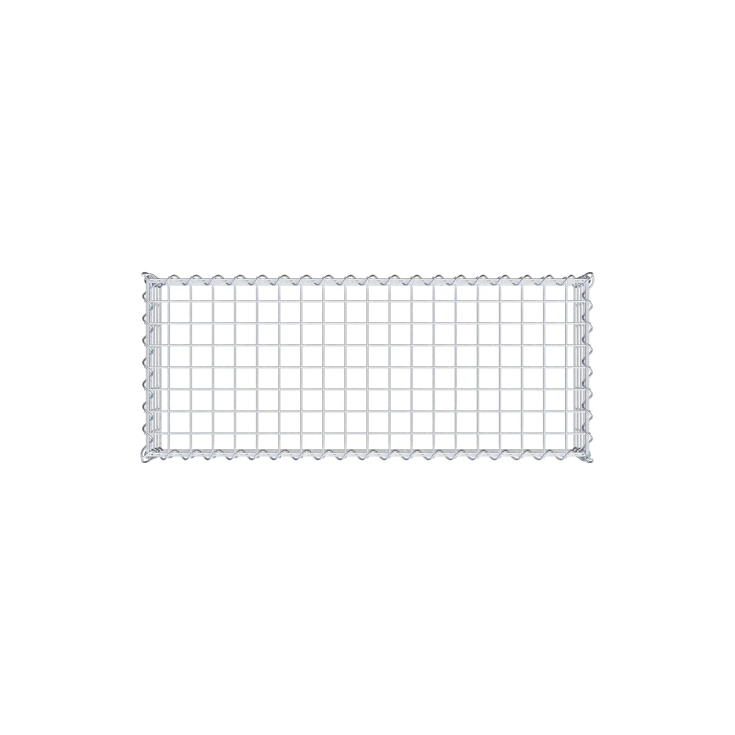 Gavión complementario tipo 3 100 cm x 20 cm x 40 cm (L x A x P), malla 5 cm x 5 cm, espiral