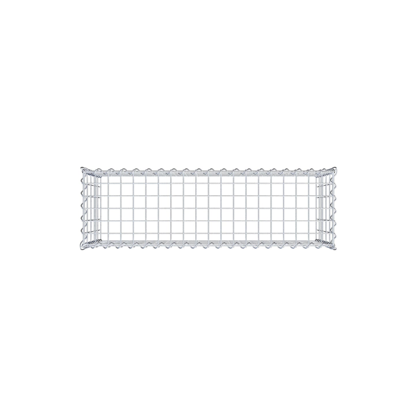 Grown-on gabion type 3 100 cm x 50 cm x 30 cm (L x H x D), mesh size 5 cm x 10 cm, spiral