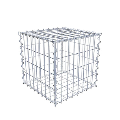 Gabion 40 cm x 40 cm x 40 cm (L x H x D), maskstorlek 5 cm x 10 cm, spiral
