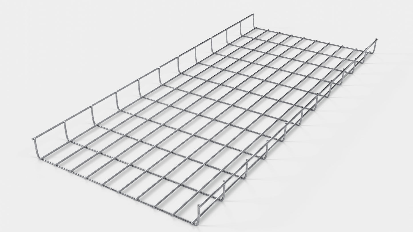 Kabelkanal höjd 110 cm, djup 5 cm, maskstorlek 5 x 10 cm