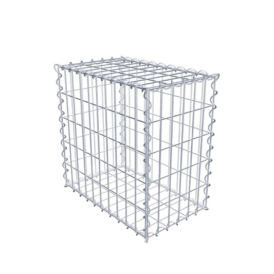 Gabion 50 cm x 50 cm x 30 cm (L x H x D), maskestørrelse 5 cm x 10 cm, spiral