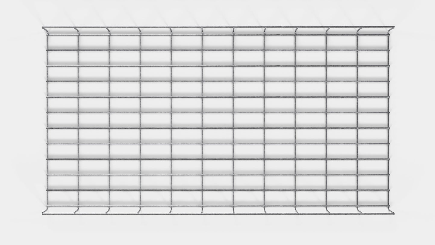 Kabelkanal höjd 110 cm, djup 5 cm, maskstorlek 5 x 10 cm