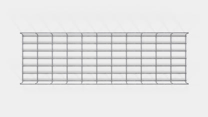 Spaljé Höjd 110 cm, djup 5 cm, maskstorlek 5 x 10 cm
