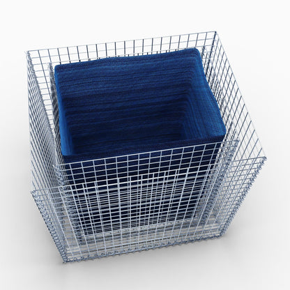 Hochbeet eckig 100 cm x 80 cm x 100 cm (L x H x T), Maschenweite 5 x 5 cm, Wandstärke 10 cm