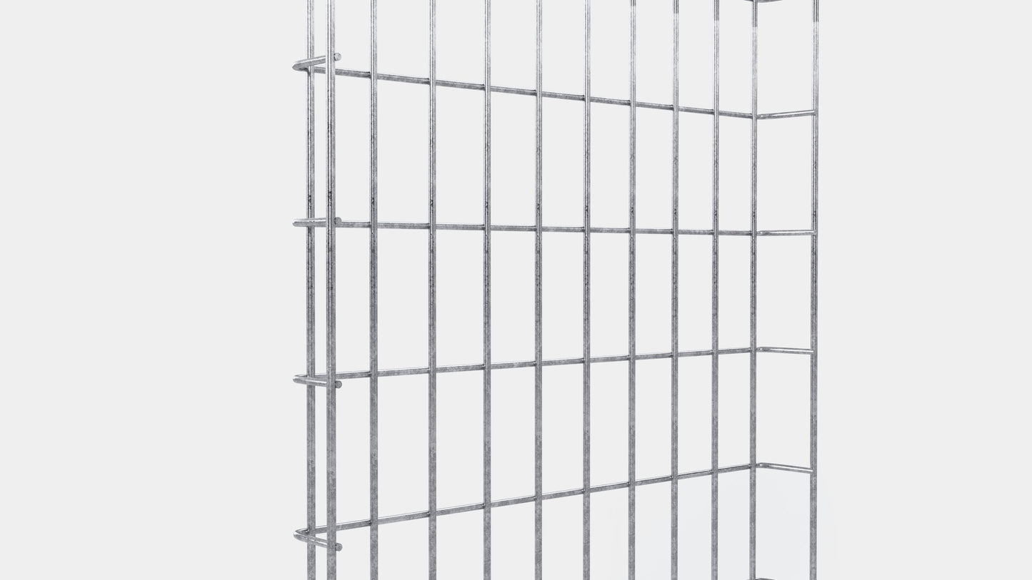 Spaljé Höjd 110 cm, djup 5 cm, maskstorlek 5 x 10 cm