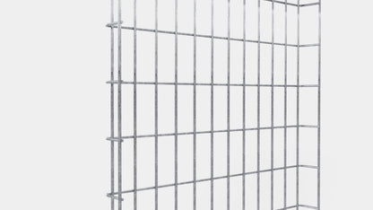 Kabelkanal höjd 110 cm, djup 5 cm, maskstorlek 5 x 10 cm