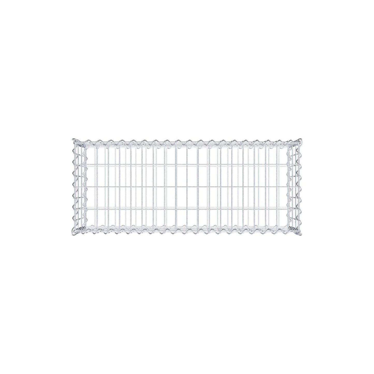 Gabion 100 cm x 30 cm x 40 cm (L x H x P), mailles 5 cm x 10 cm, spirale