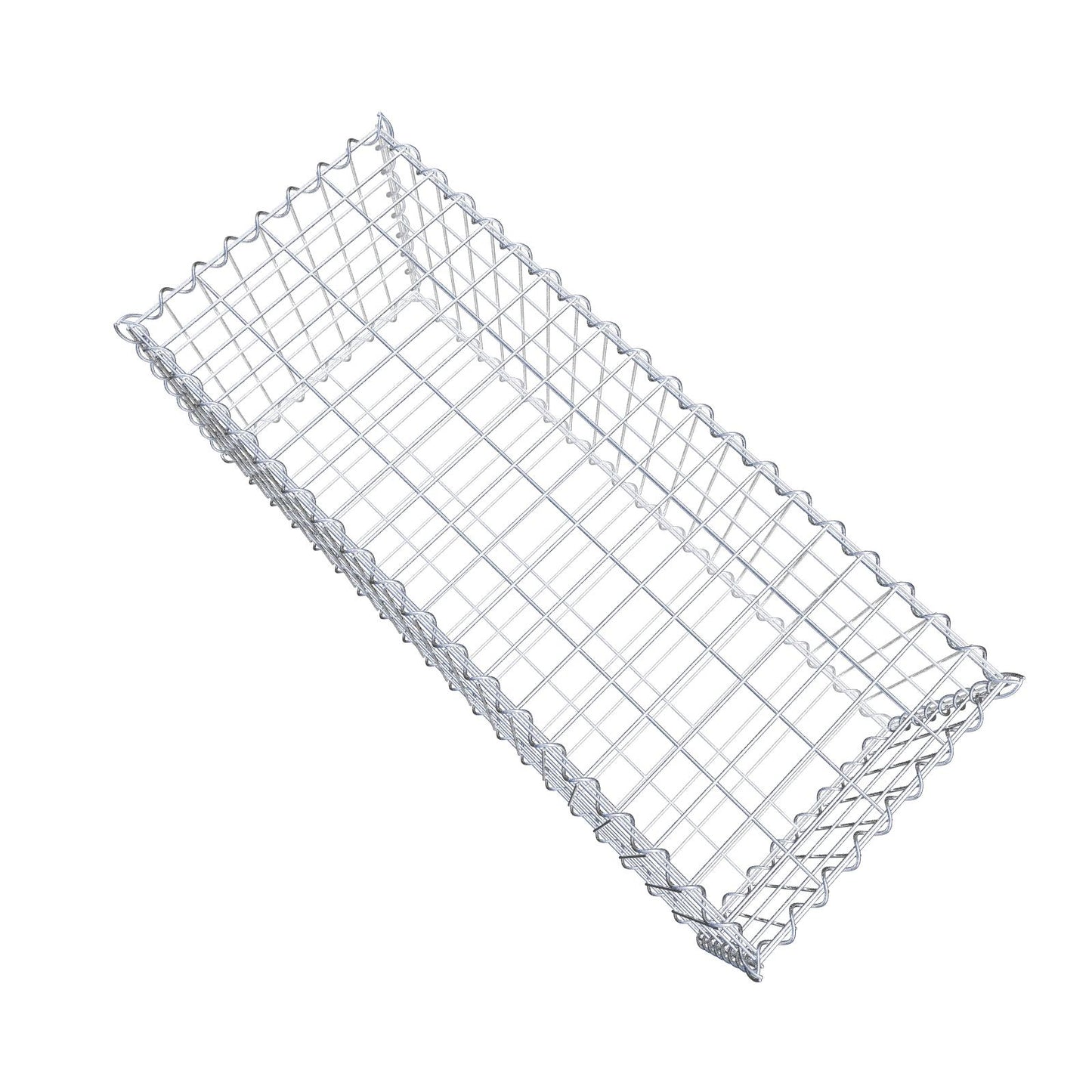 Gabion 100 cm x 40 cm x 40 cm (L x H x D), mesh size 5 cm x 10 cm, spiral