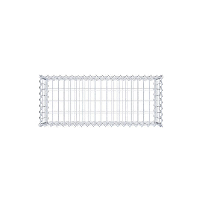 Gabion 100 cm x 40 cm x 40 cm (L x H x D), mesh size 5 cm x 10 cm, spiral