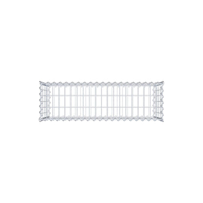 Gabbione 100 cm x 50 cm x 30 cm (L x H x P), maglia 5 cm x 10 cm, spirale