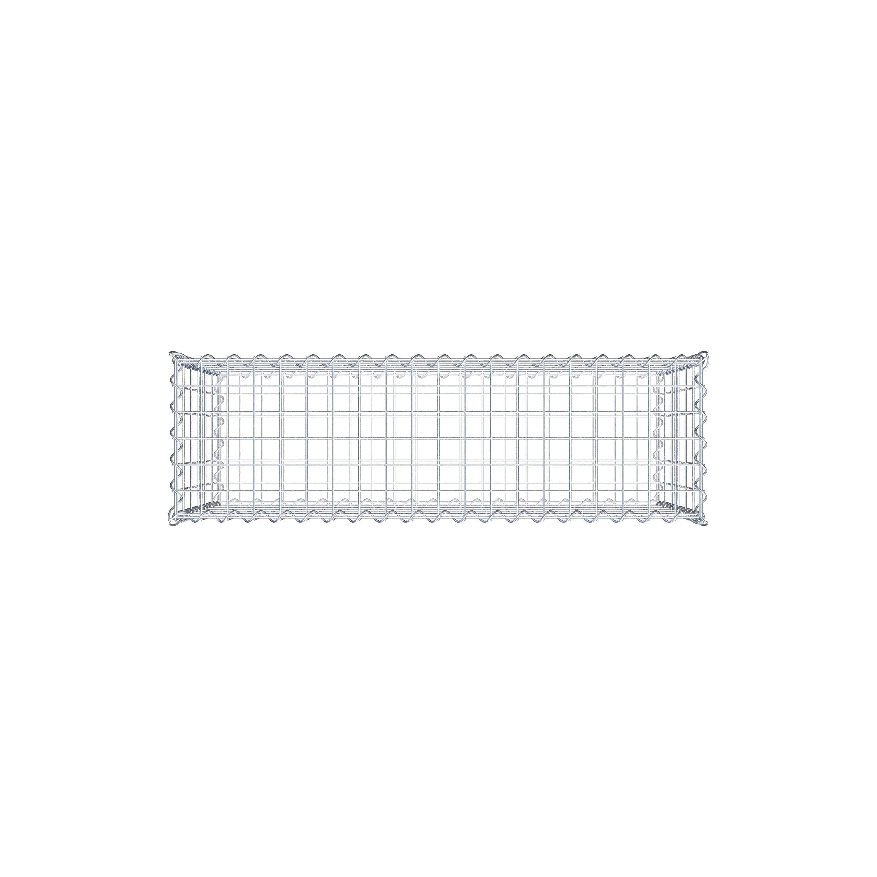 Gabion 100 cm x 60 cm x 30 cm (L x H x D), mesh size 5 cm x 10 cm, spiral