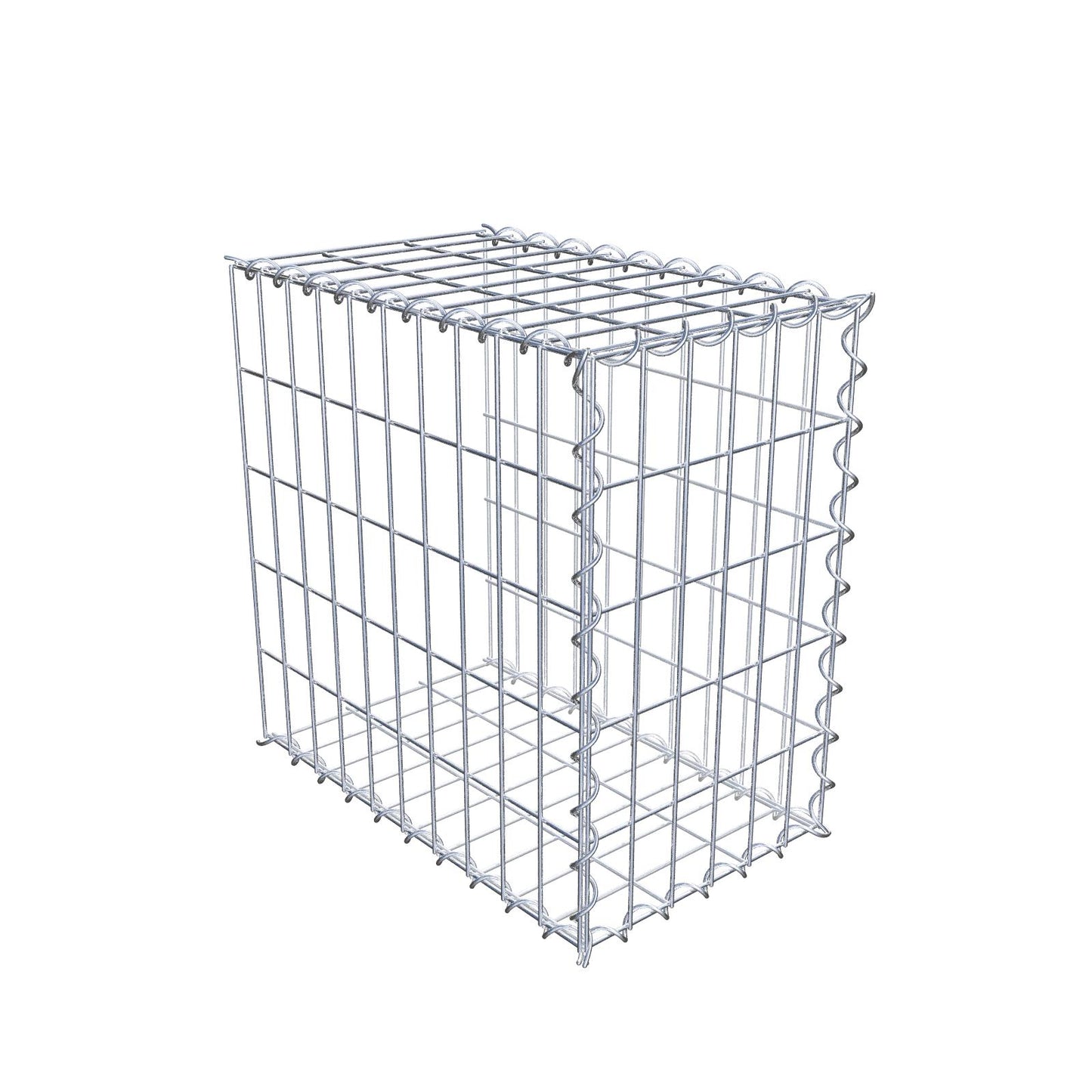 Anbaugabione Typ 2 50 cm x 50 cm x 30 cm (L x H x T), Maschenweite 5 cm x 10 cm, Spirale