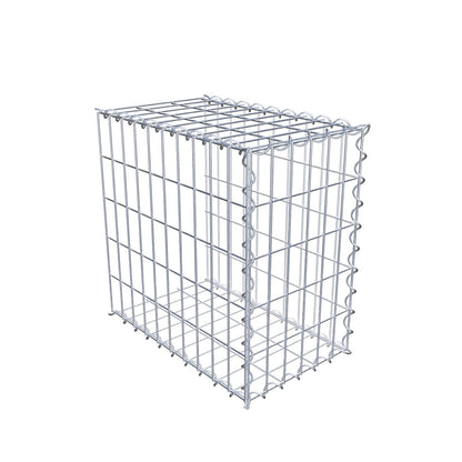 Anbaugabione Typ 2 50 cm x 50 cm x 30 cm (L x H x T), Maschenweite 5 cm x 10 cm, Spirale