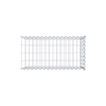 Extra gabion typ 2 80 cm x 40 cm x 40 cm (L x H x D), maskstorlek 5 cm x 10 cm, spiral