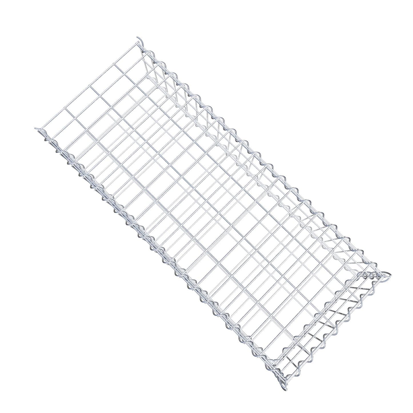 Gavión complementario tipo 2 100 cm x 20 cm x 40 cm (L x A x P), malla 5 cm x 10 cm, espiral