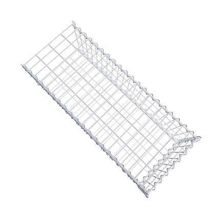 Påväxt gabion typ 2 100 cm x 30 cm x 40 cm (L x H x D), maskstorlek 5 cm x 10 cm, spiral