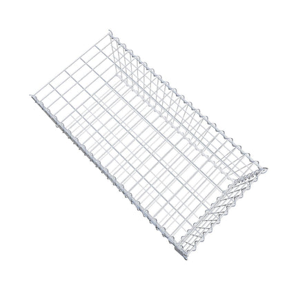 Add-on schanskorf type 2 100 cm x 40 cm x 50 cm (L x H x D), maaswijdte 5 cm x 10 cm, spiraalvormig