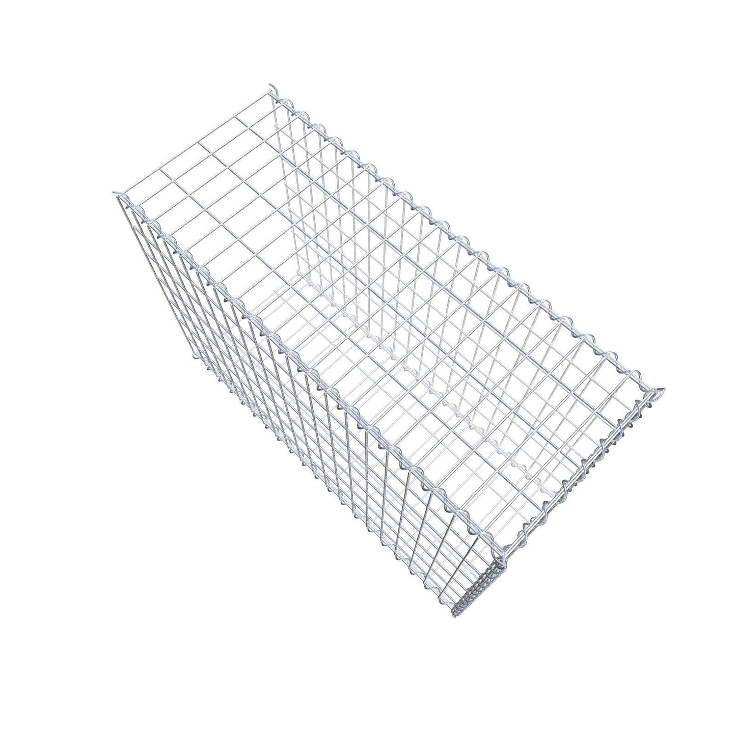 Extra gabion typ 2 100 cm x 70 cm x 40 cm (L x H x D), maskstorlek 5 cm x 10 cm, spiral