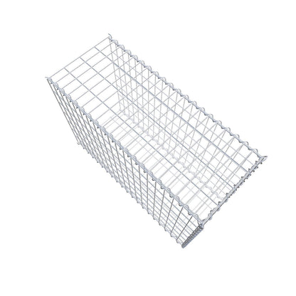 Extra gabion typ 2 100 cm x 70 cm x 40 cm (L x H x D), maskstorlek 5 cm x 10 cm, spiral