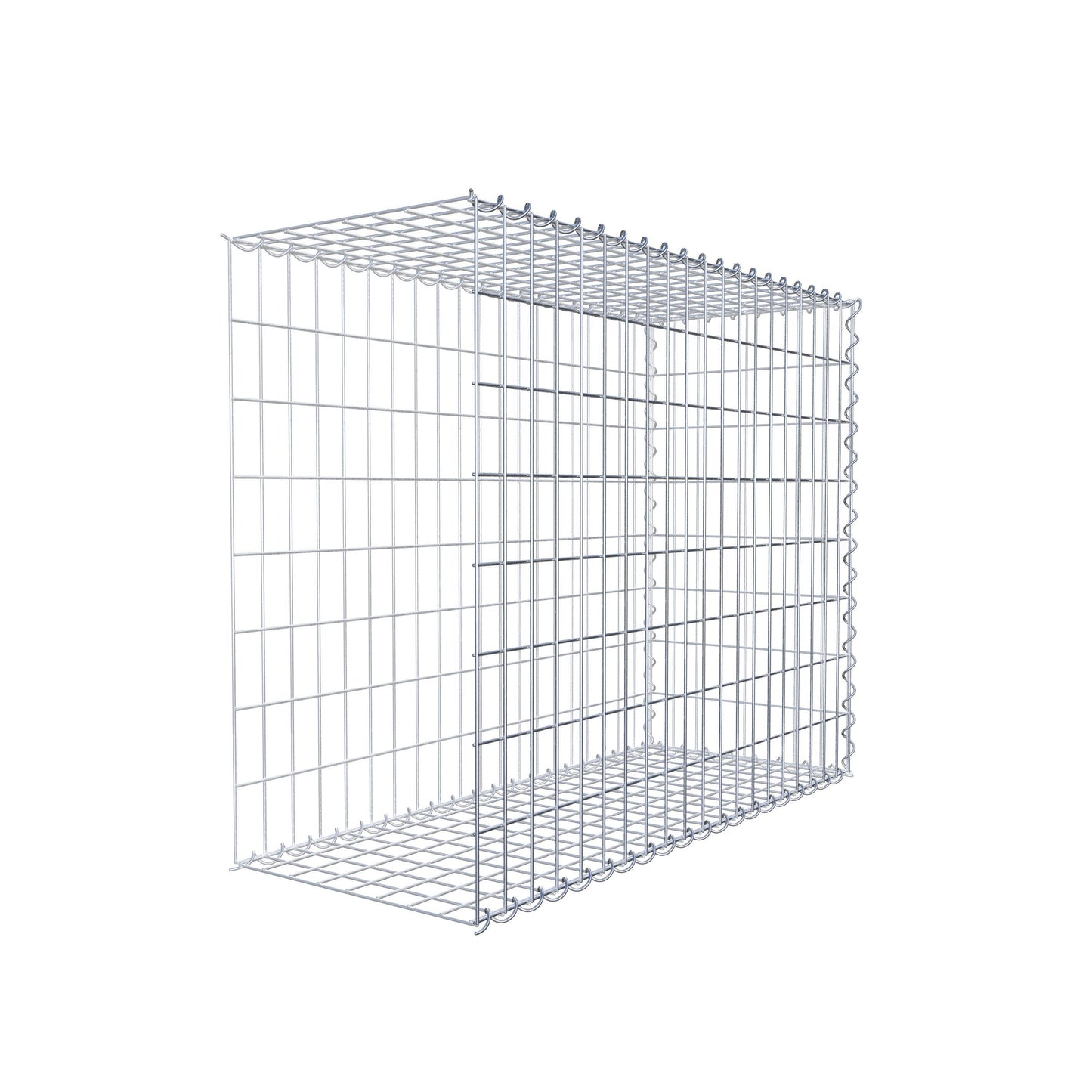 Grown-on gabion type 2 100 cm x 80 cm x 40 cm (L x H x D), mesh size 5 cm x 10 cm, spiral