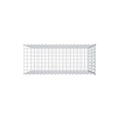 Grown-on gabion type 2 100 cm x 80 cm x 40 cm (L x H x D), mesh size 5 cm x 10 cm, spiral