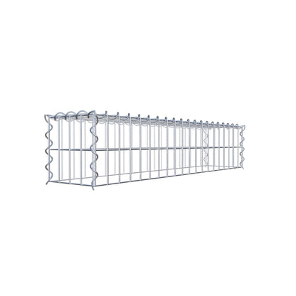 Gabbione aggiuntivo tipo 3 100 cm x 20 cm x 20 cm (L x H x P), dimensione maglia 5 cm x 10 cm, a spirale