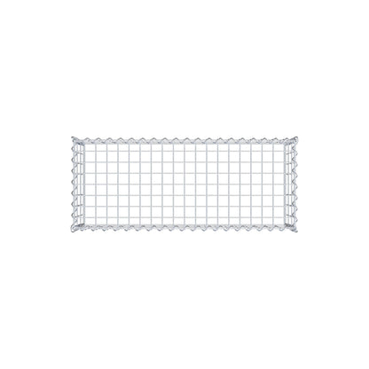 Grown-on gabion type 3 100 cm x 30 cm x 40 cm (L x H x D), mesh size 5 cm x 10 cm, spiral