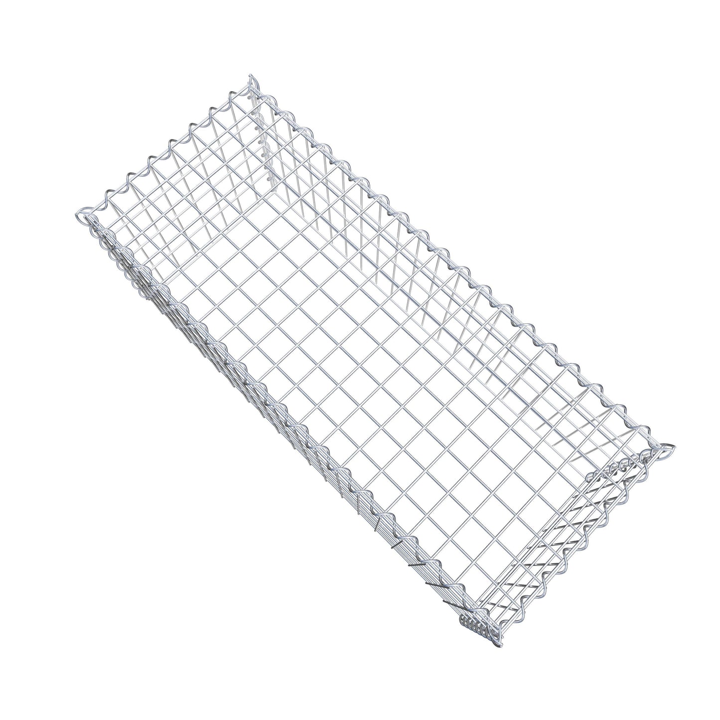 Grown-on gabion type 3 100 cm x 40 cm x 40 cm (L x H x D), mesh size 5 cm x 10 cm, spiral