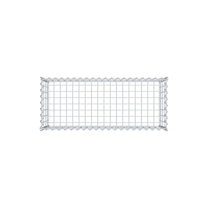Grown-on gabion type 3 100 cm x 40 cm x 40 cm (L x H x D), mesh size 5 cm x 10 cm, spiral