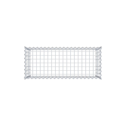 Grown-on gabion type 3 100 cm x 50 cm x 40 cm (L x H x D), mesh size 5 cm x 10 cm, spiral