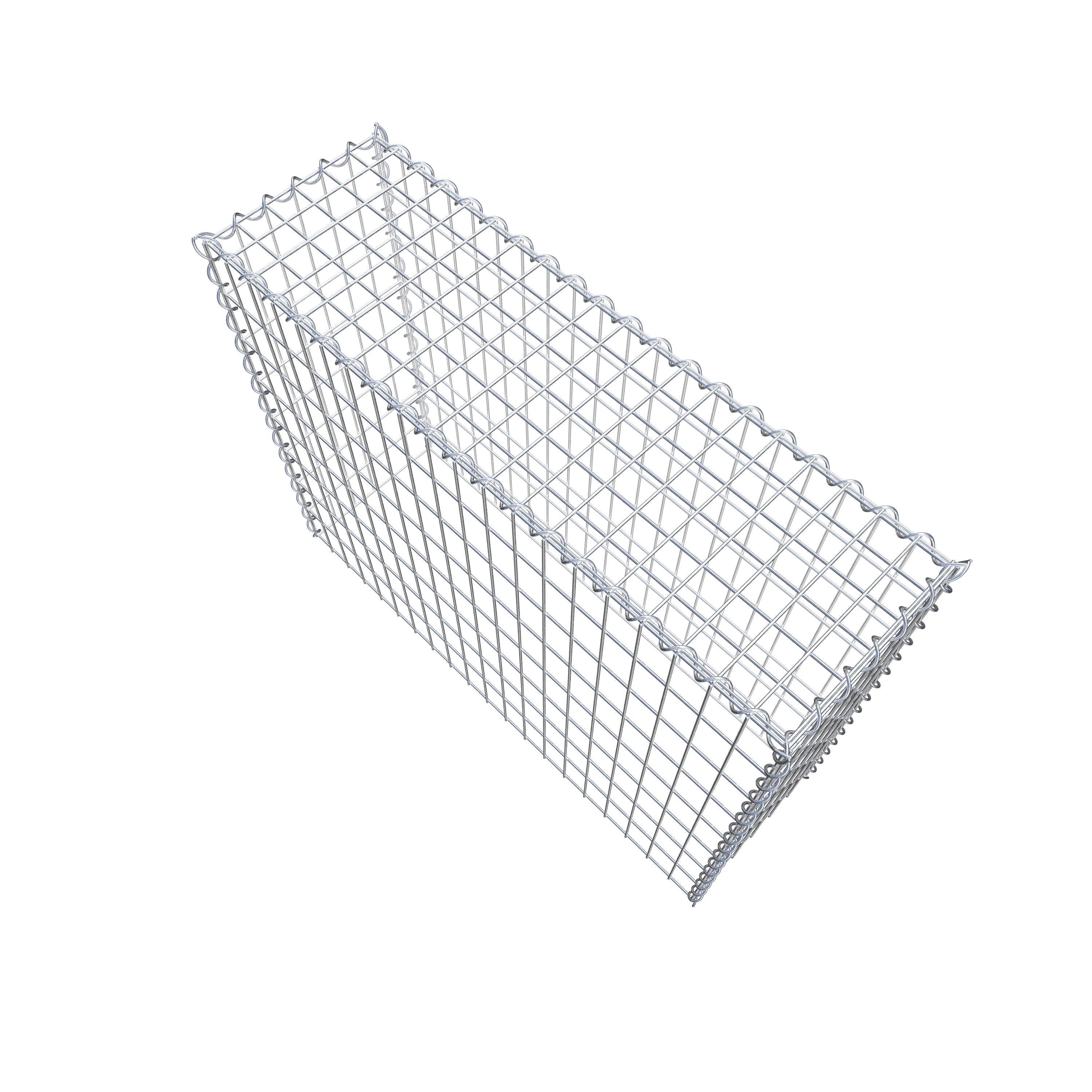 Påväxt gabion typ 3 100 cm x 80 cm x 30 cm (L x H x D), maskstorlek 5 cm x 10 cm, spiral