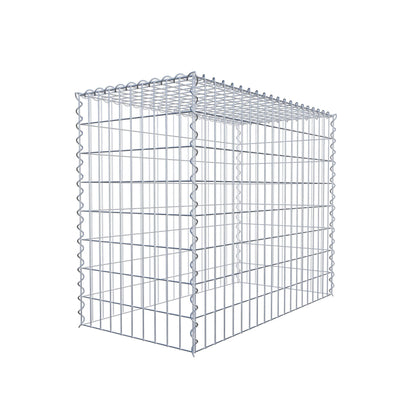 Extra gabion typ 3 100 cm x 80 cm x 50 cm (L x H x D), maskstorlek 5 cm x 10 cm, spiral