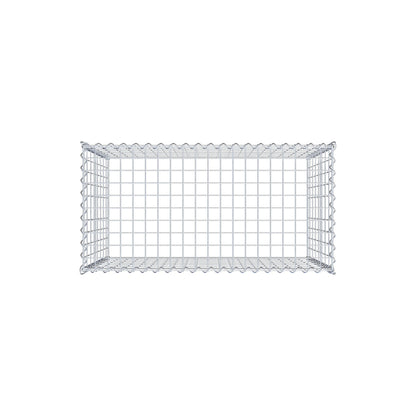 Extra gabion typ 3 100 cm x 80 cm x 50 cm (L x H x D), maskstorlek 5 cm x 10 cm, spiral