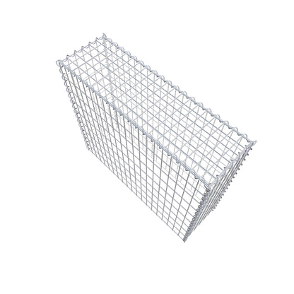 Gekweekte schanskorf type 3 100 cm x 90 cm x 30 cm (L x H x D), maaswijdte 5 cm x 10 cm, spiraal