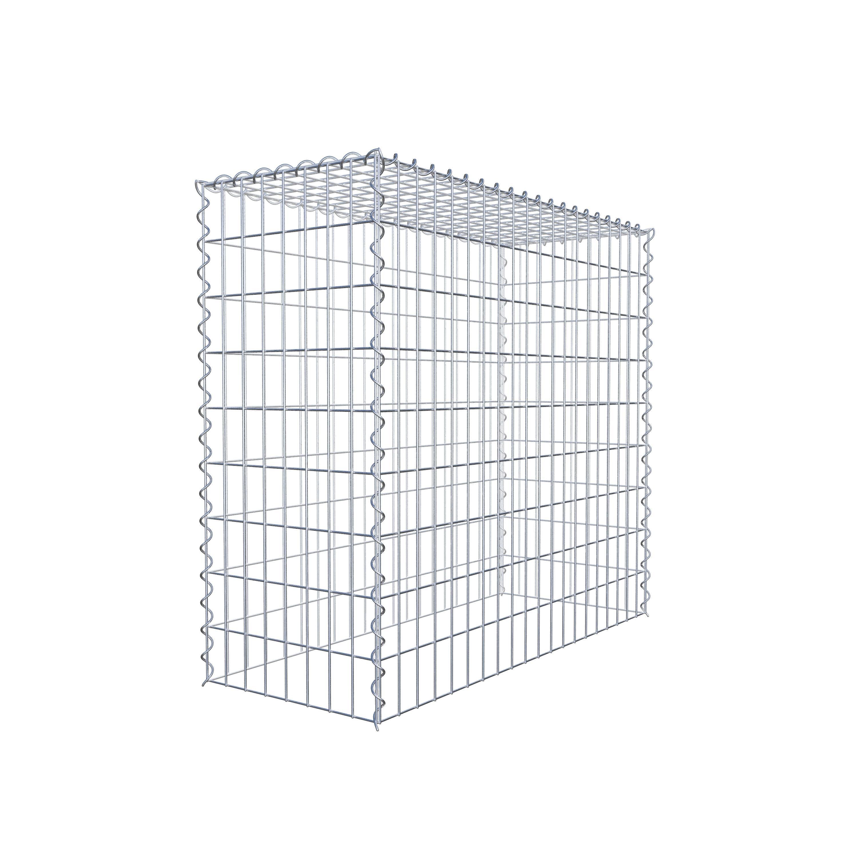 Grown-on gabion type 3 100 cm x 90 cm x 40 cm (L x H x D), mesh size 5 cm x 10 cm, spiral