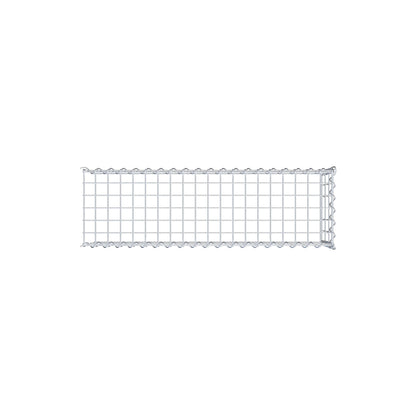 Opvokset gabion type 4 100 cm x 30 cm x 30 cm (L x H x D), maskestørrelse 5 cm x 10 cm, spiral
