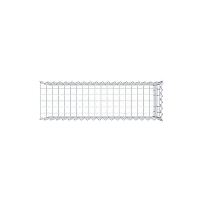 Gabbione aggiuntivo tipo 4 100 cm x 50 cm x 30 cm (L x H x P), dimensione maglia 5 cm x 10 cm, a spirale
