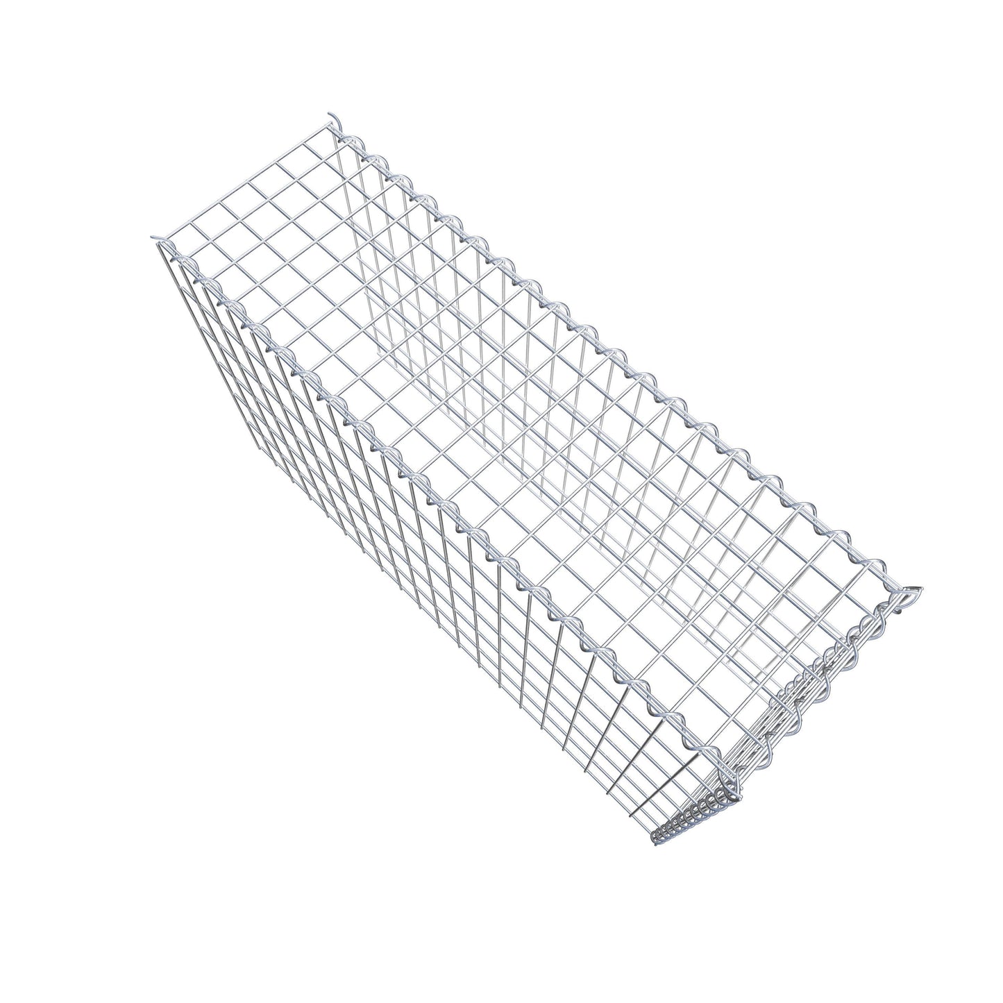 Påväxt gabion typ 4 100 cm x 60 cm x 30 cm (L x H x D), maskstorlek 5 cm x 10 cm, spiral