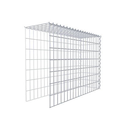 Gabion rapporté type 4 100 cm x 70 cm x 30 cm (L x H x P), mailles 5 cm x 10 cm, spirale