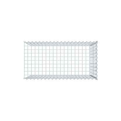 Gabion rapporté type 4 100 cm x 70 cm x 50 cm (L x H x P), mailles 5 cm x 10 cm, spirale