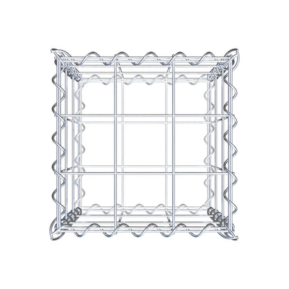 Gabion 30 cm x 30 cm x 30 cm (L x H x P), mailles 10 cm x 10 cm, spirale