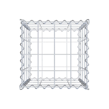 Gabião 40 cm x 40 cm x 40 cm (C x A x P), malhagem 10 cm x 10 cm, espiral