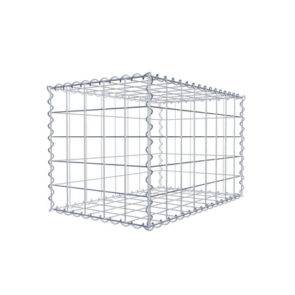 Gabion 80 cm x 50 cm x 50 cm (L x H x P), mailles 10 cm x 10 cm, spirale