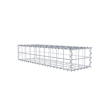 Gabion 100 cm x 20 cm x 30 cm (L x H x P), mailles 10 cm x 10 cm, spirale