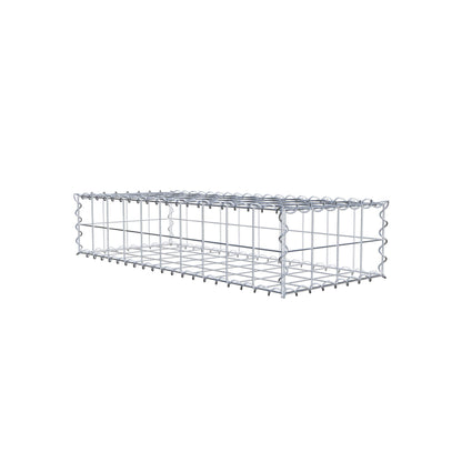 Gabion 100 cm x 20 cm x 40 cm (L x H x P), mailles 10 cm x 10 cm, spirale